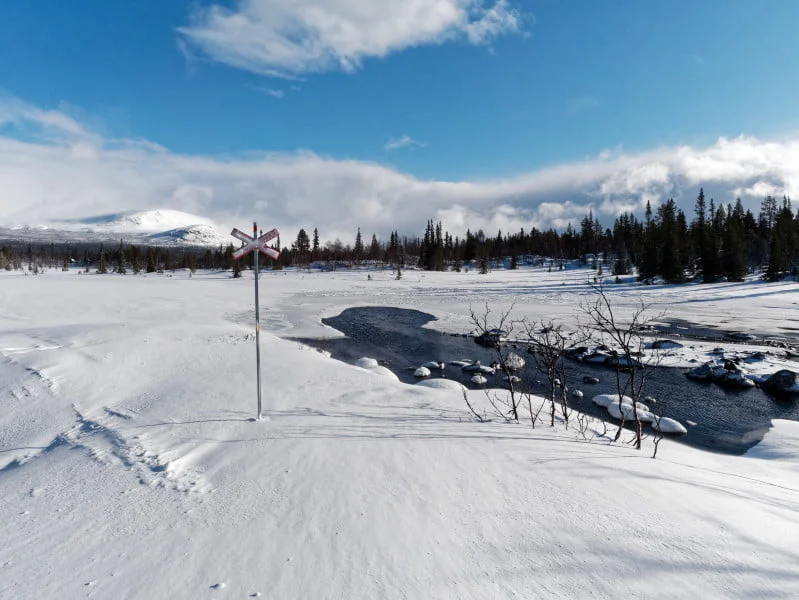 kungsleden hiver kungsleden parte