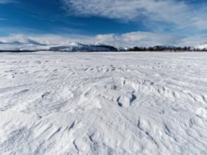 kungsleden hiver neige croutée