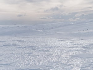 kungsleden hiver neige glacée