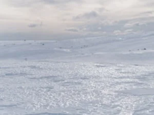 kungsleden hiver neige glacée