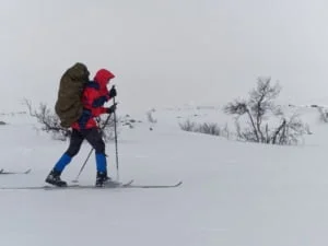 kungsleden hiver randonneur ski