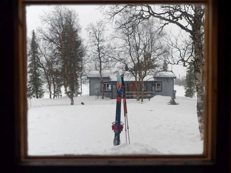 kungsleden hiver refuge parte