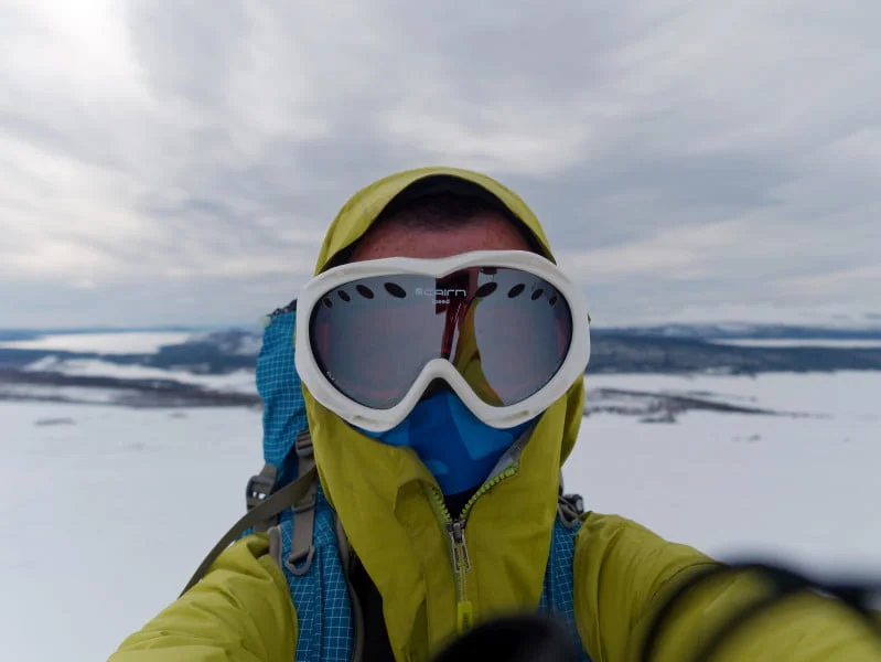 kungsleden hiver selfie