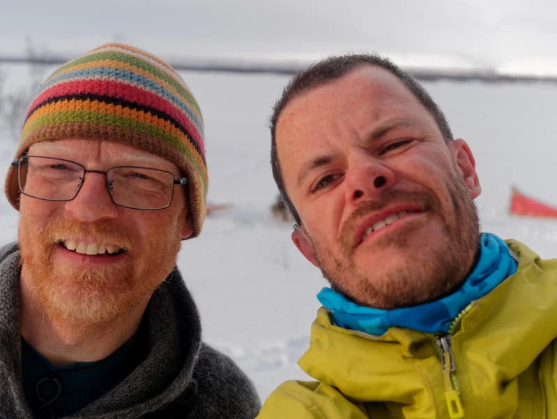 kungsleden hiver selfie matti