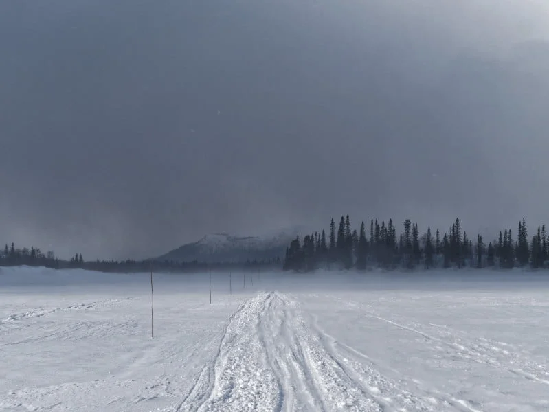 kungsleden hiver tempete approche kungsleden