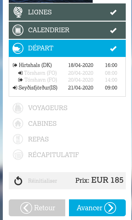 voyager sans avion ferry islande