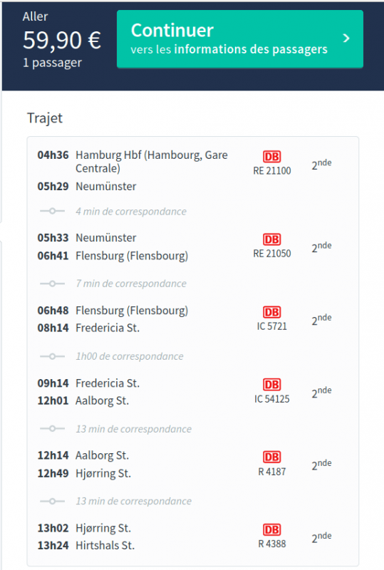 voyager sans avion train hirtshals