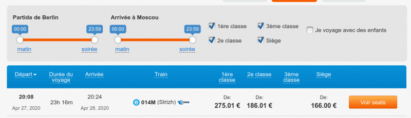 voyager sans avion train moscou