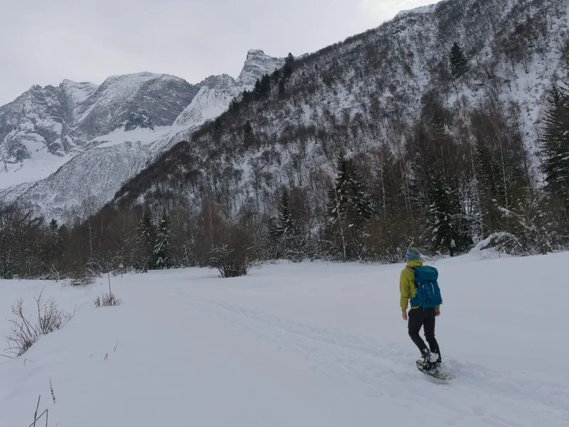 vallon de champagny le haut randonnée raquettes savoie vallon de champagny le haut