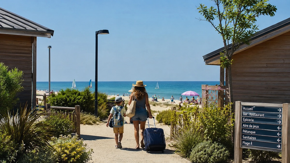 Partir à la mer sans voiture cet été, le village vacances comme camp de base