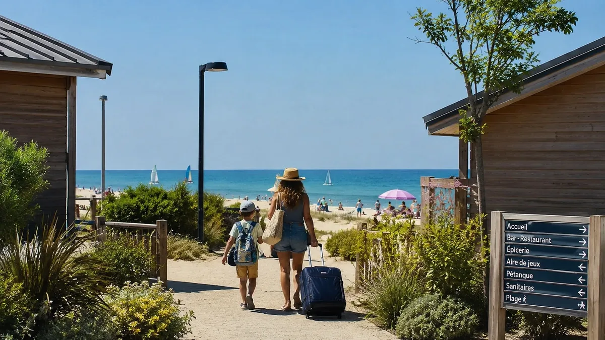 Partir à la mer sans voiture cet été, le village vacances comme camp de base